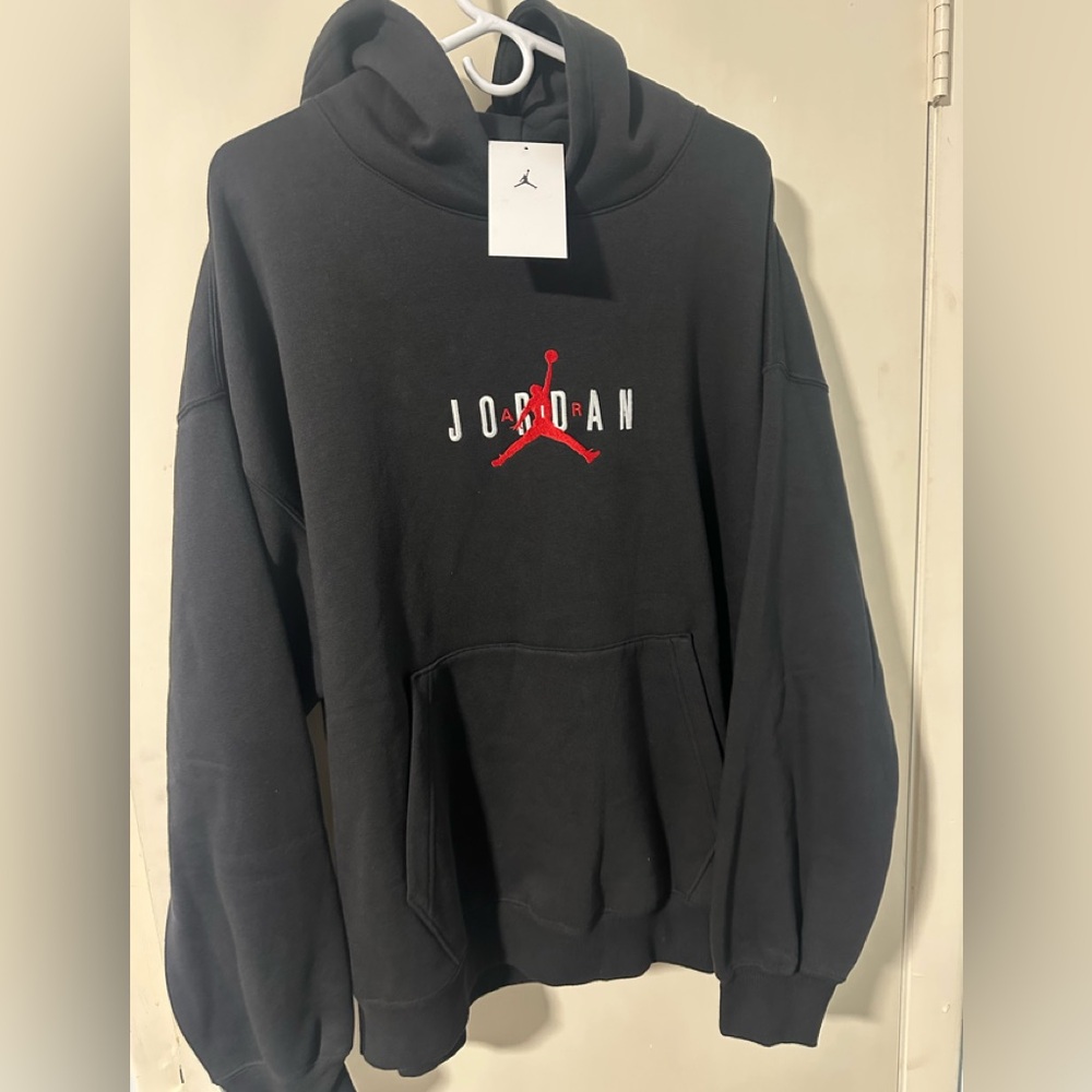 Jordan Men’s Brooklyn Fleece Oversize Pullover Hooded Sweatshirt